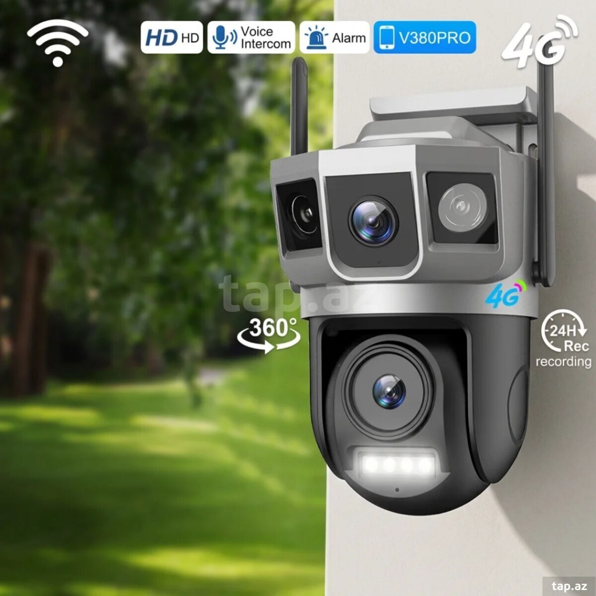 2 kamera wifi simsiz ptz360 AI kamera 8mp 4k 2 kamera wifi simsiz ptz360 AI kamera 8mp 4k