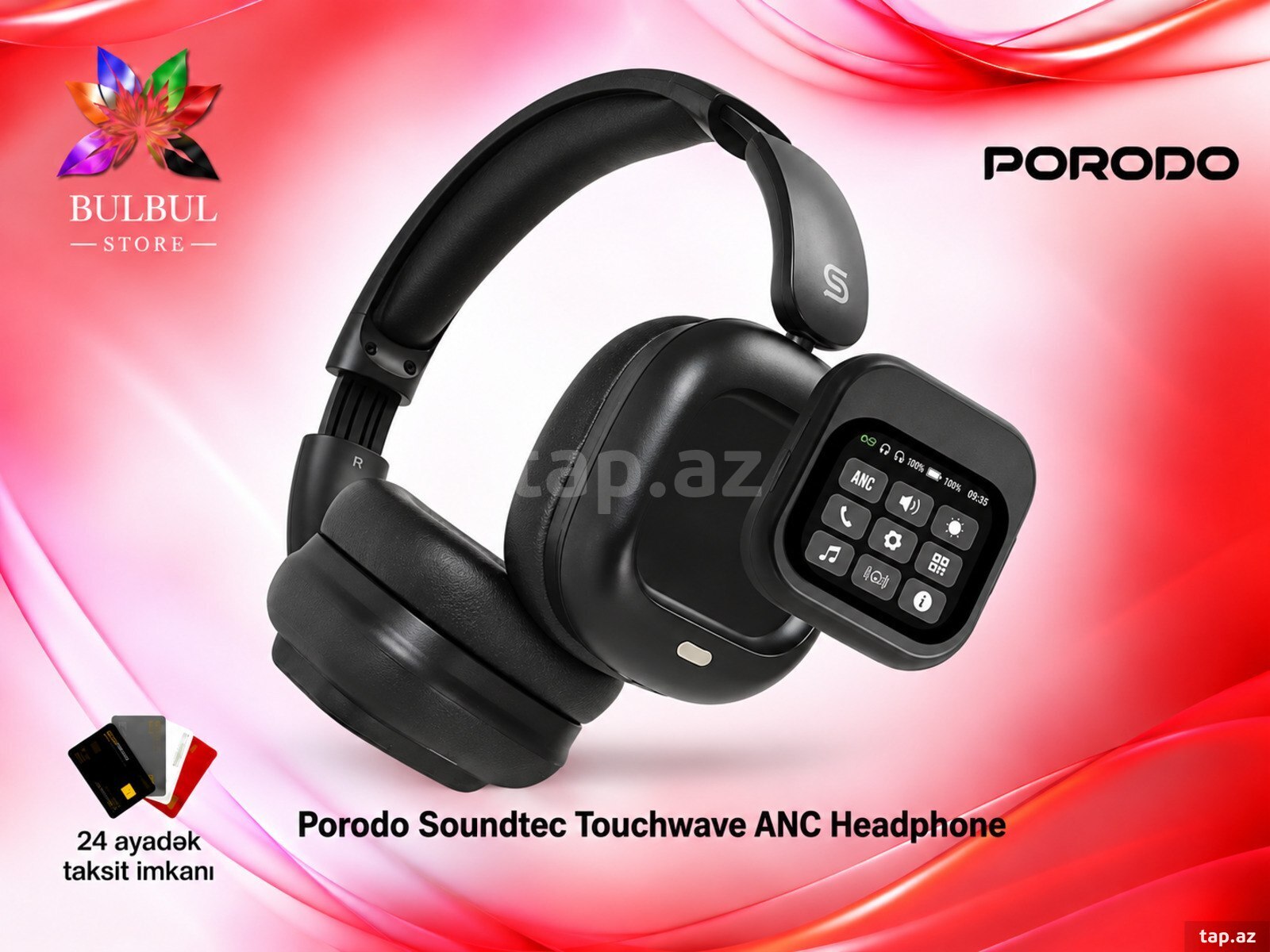Porodo Soundtec Touchwave ANC Headphone Porodo Soundtec Touchwave ANC Headphone