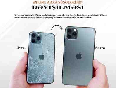 Apple iPhone arxa şüşələrin dəyişilməsi Apple iPhone arxa şüşələrin dəyişilməsi