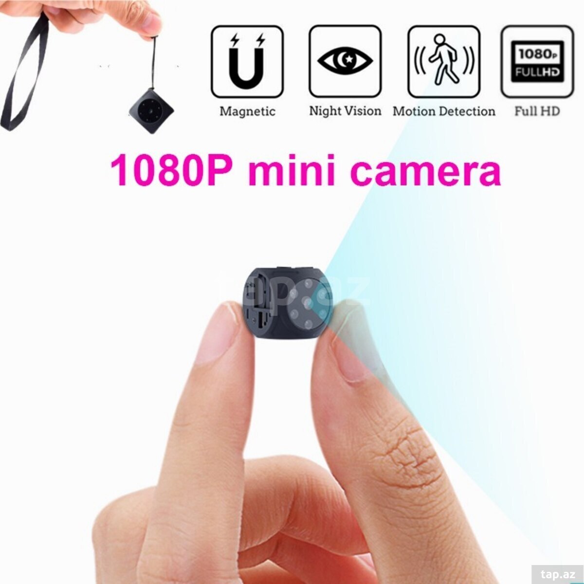 Wi-Fi mini batareyalı kamera 32GB Wi-Fi mini batareyalı kamera 32GB