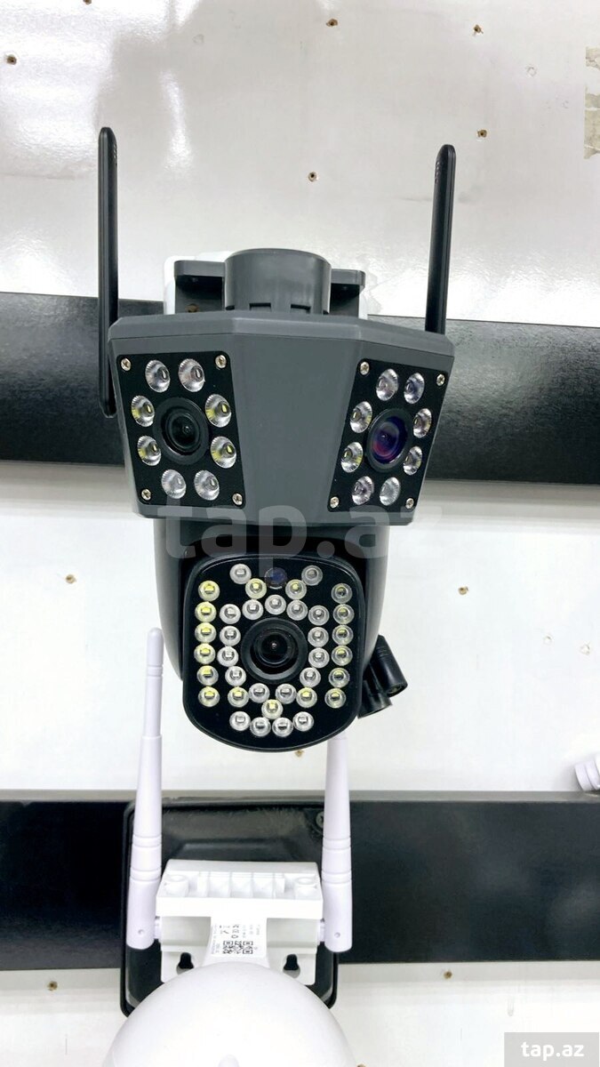 3 kamera Wifi simsiz ptz360 12mp 4k 3 kamera Wifi simsiz ptz360 12mp 4k