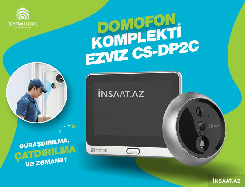 Domofon komplekti Ezviz Cs-dp2c Domofon komplekti Ezviz Cs-dp2c