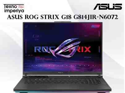 Noutbuk ASUS ROG Strix G18 G814JIR-N6072 Noutbuk ASUS ROG Strix G18 G814JIR-N6072