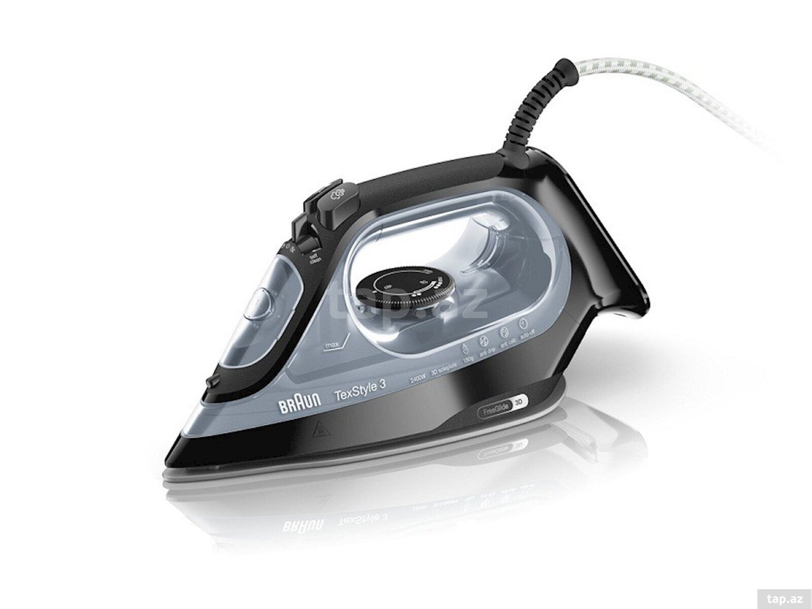 Braun SI 3055 BK TexStyle 3 2400 Vt buxarlı ütü Braun SI 3055 BK TexStyle 3 2400 Vt buxarlı ütü