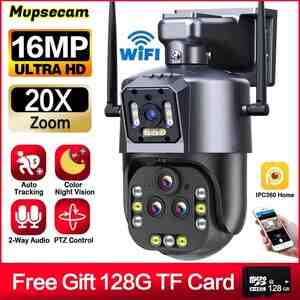 Wi-Fi PTZ kamera 360FHD 8MP, 4K+64GB Wi-Fi PTZ kamera 360FHD 8MP, 4K+64GB