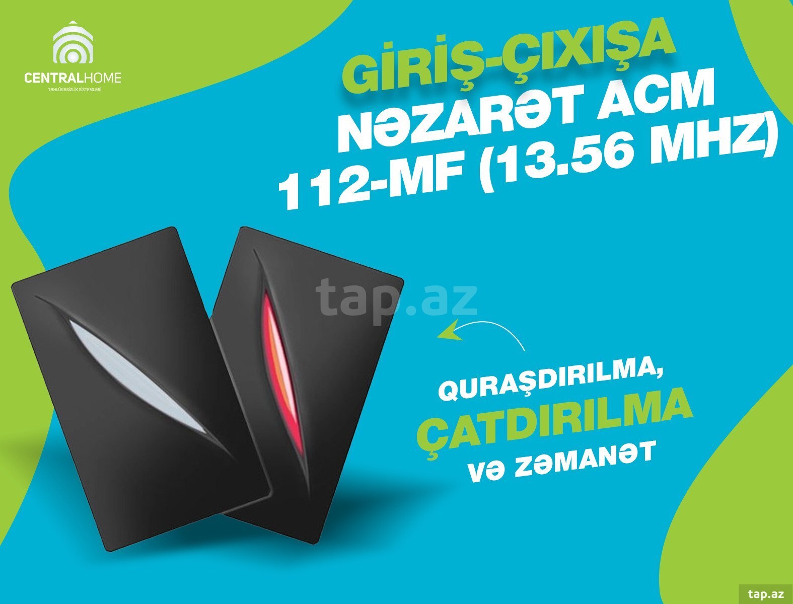 Giriş-çıxışa nəzarət (access control) ACM 112-MF (13.56MHZ) Giriş-çıxışa nəzarət (access control) ACM 112-MF (13.56MHZ)