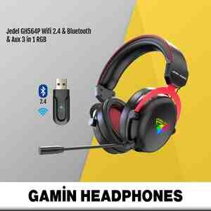 RGB Gaming qulaqlıq Jedel GH564P USB 7.1 Surround BT 2.4 Wireless RGB Gaming qulaqlıq Jedel GH564P USB 7.1 Surround BT 2.4 Wireless