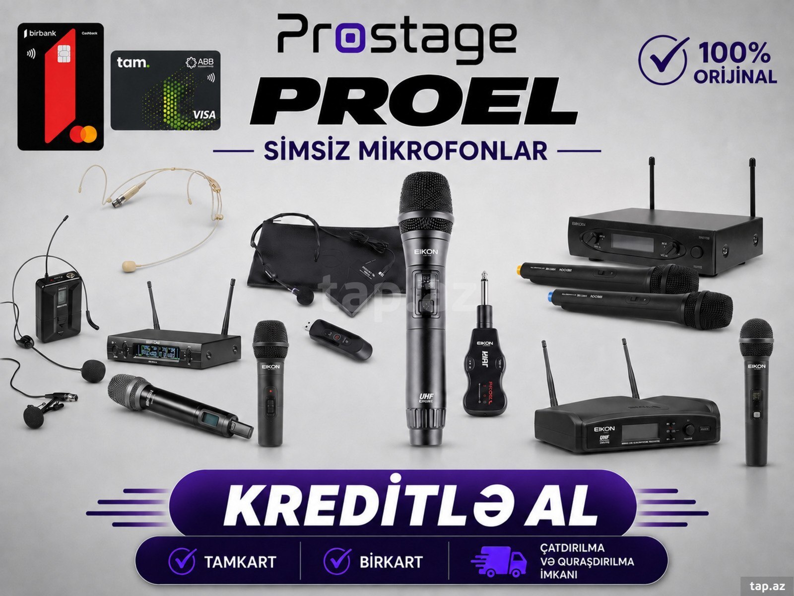 PROEL simsiz mikrofonlar PROEL simsiz mikrofonlar