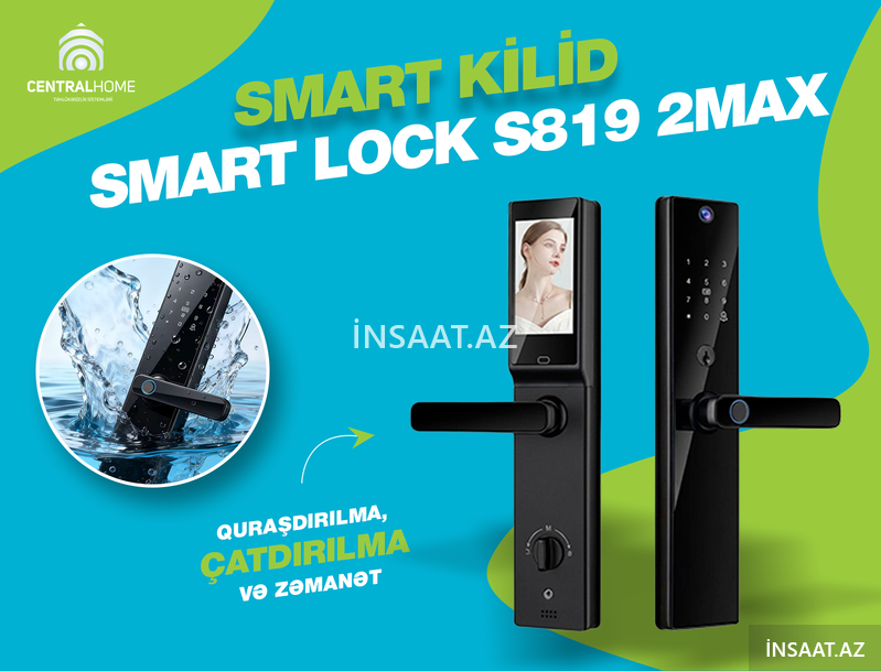 Smart (ağıllı) qapı kilidləri Smart Lock S819 2max Smart (ağıllı) qapı kilidləri Smart Lock S819 2max