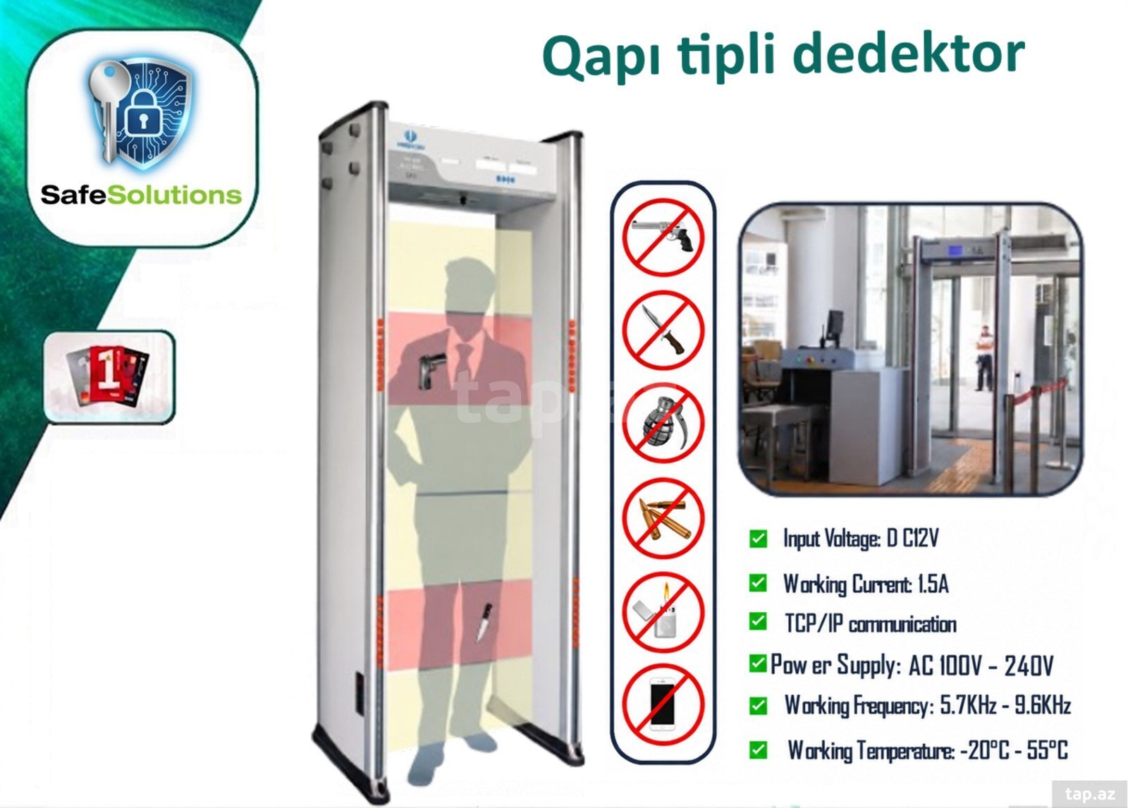 Boy tipli dedektor Boy tipli dedektor