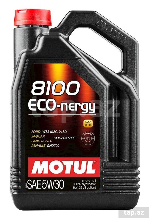Motul 8100 Eco-Nergy 5W30 5Lt mühərrik yağı Motul 8100 Eco-Nergy 5W30 5Lt mühərrik yağı