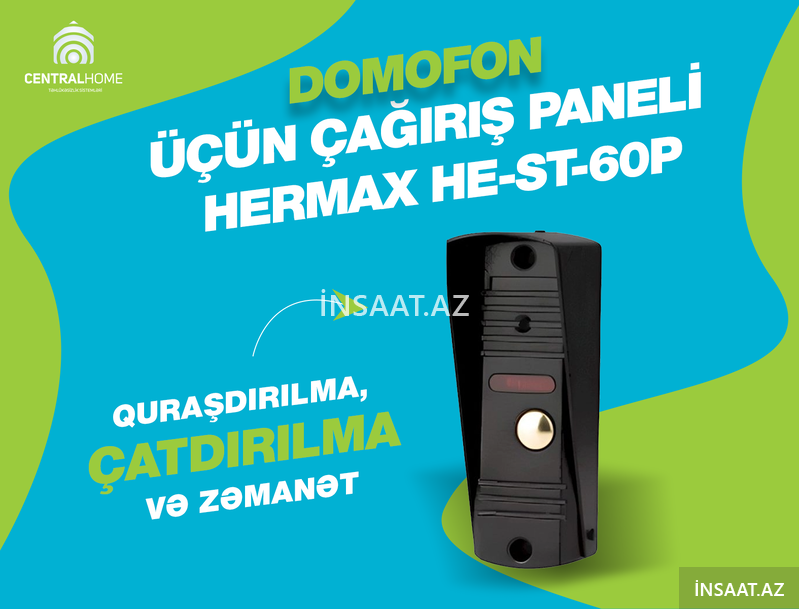 Domofon üçün çağrış paneli Hermax He-st-60p Domofon üçün çağrış paneli Hermax He-st-60p