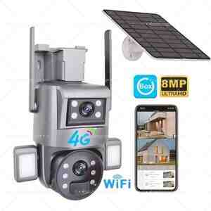 4G Sim kartlı Solar 360 FHD kamera 8MP, 4K+64GB 4G Sim kartlı Solar 360 FHD kamera 8MP, 4K+64GB