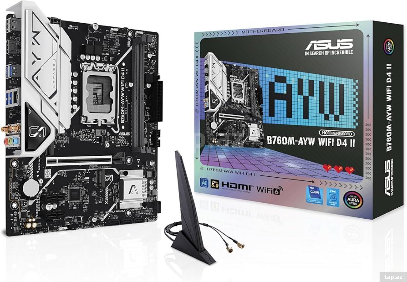 Ana kart ASUS B760M-AYW WIFI D4 II | DDR4 Ana kart ASUS B760M-AYW WIFI D4 II | DDR4