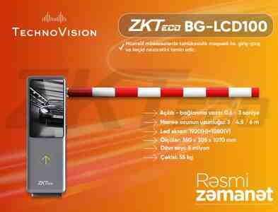 Şlaqbaum ZKTeco BG-LCD100 Barrier Şlaqbaum ZKTeco BG-LCD100 Barrier
