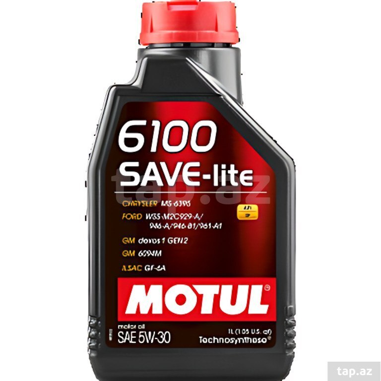 Mühərrik yağı Motul 6100 Save-Lite 5W30 1Lt Mühərrik yağı Motul 6100 Save-Lite 5W30 1Lt