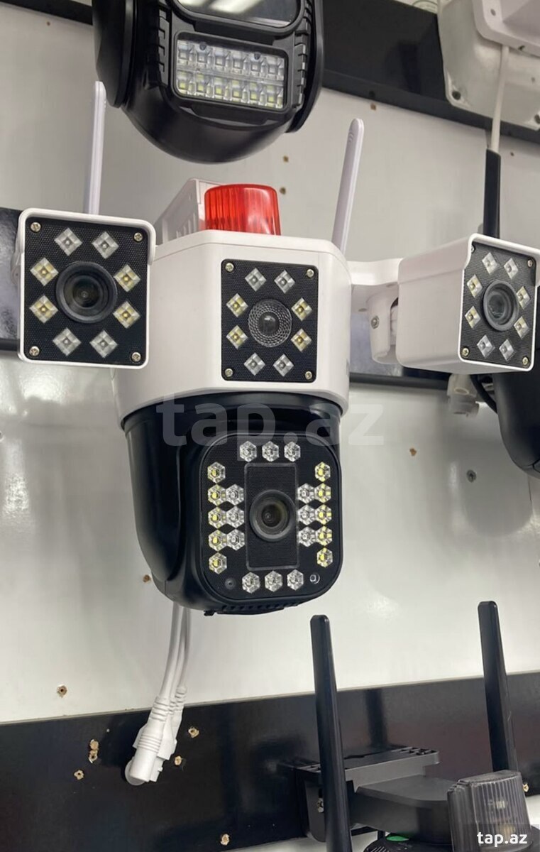 3 kamera WiFi PTZ360 simsiz kamera 12mp 4k 3 kamera WiFi PTZ360 simsiz kamera 12mp 4k
