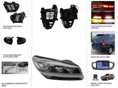 Kia Sorento aksesuarları Kia Sorento aksesuarları
