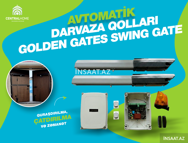 Avtomatik darvaza qolları Golden Gates Swing Gate Avtomatik darvaza qolları Golden Gates Swing Gate