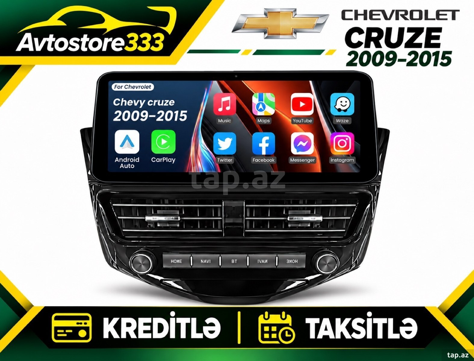 Chevrolet Cruze 2010-2015, Lexus monitoru Chevrolet Cruze 2010-2015, Lexus monitoru