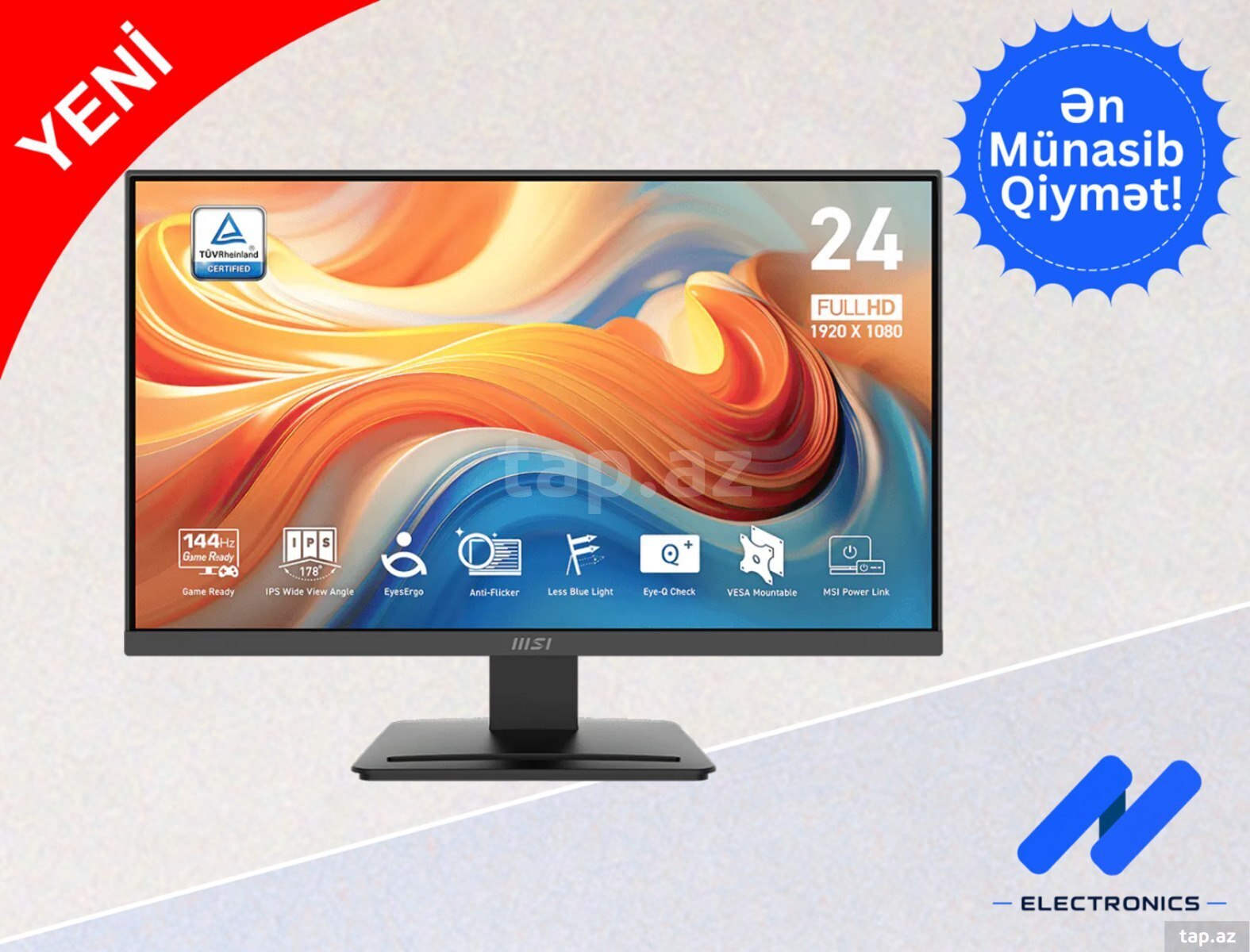 Monitor MSI PRO MP243L E14 23.8 144Hz Monitor MSI PRO MP243L E14 23.8 144Hz