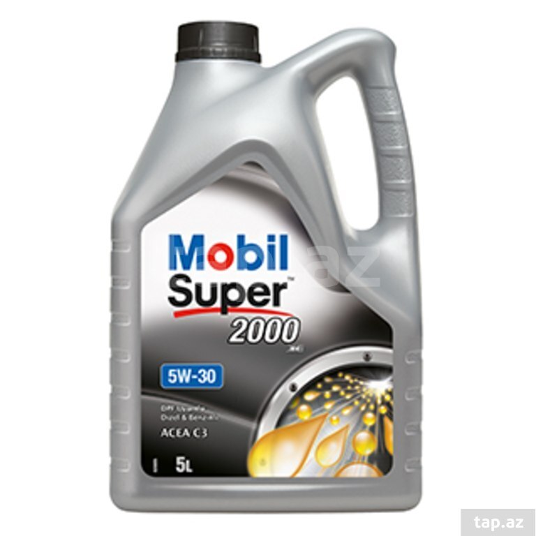 Mobil Super 2000 XE 5W30 ACEA C3 5 LT mühərrik yağı Mobil Super 2000 XE 5W30 ACEA C3 5 LT mühərrik yağı
