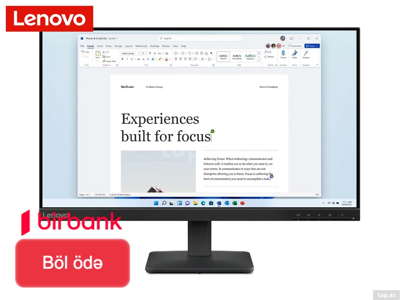Lenovo L24-4e Monitor 68C2KAC1EU Lenovo L24-4e Monitor 68C2KAC1EU