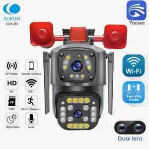 Wi-Fi PTZ Kamera 360FHD 12MP, 4K+64GB Wi-Fi PTZ Kamera 360FHD 12MP, 4K+64GB