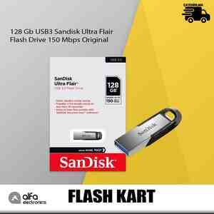 128 Gb USB3 Sandisk Ultra Flair Flash Drive 150 Mbps 128 Gb USB3 Sandisk Ultra Flair Flash Drive 150 Mbps