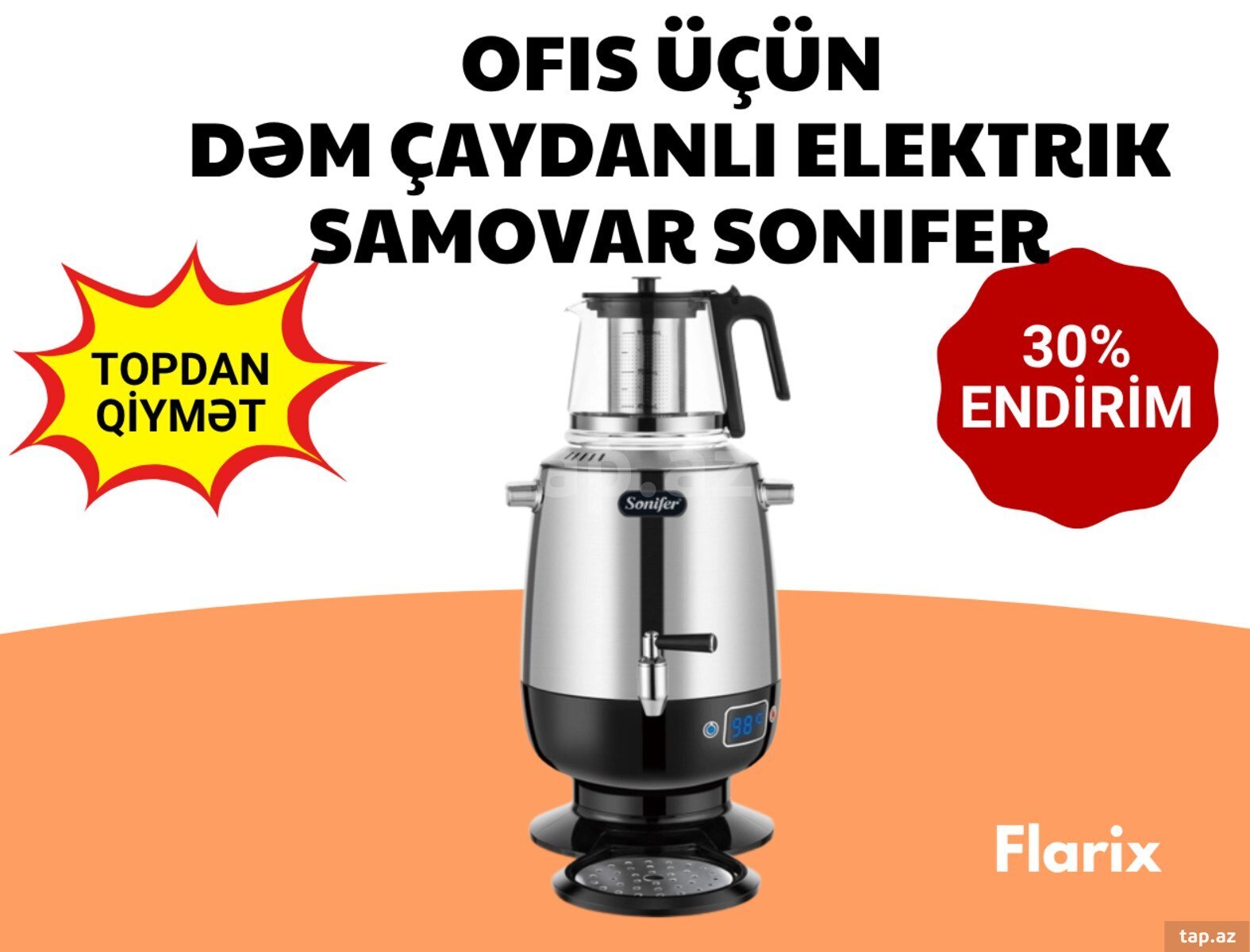 Elektrik samovar Sonifer SF-2139 Elektrik samovar Sonifer SF-2139