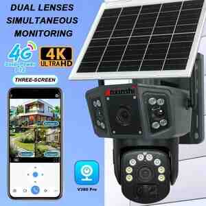 4G Sim kartlı Solar 360 FHD kamera 12MP, 4K+64GB 4G Sim kartlı Solar 360 FHD kamera 12MP, 4K+64GB