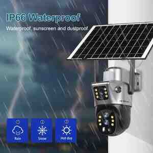 4G Tam simsiz Solar PTZ360 2 kamera 12MP, 4K 4G Tam simsiz Solar PTZ360 2 kamera 12MP, 4K