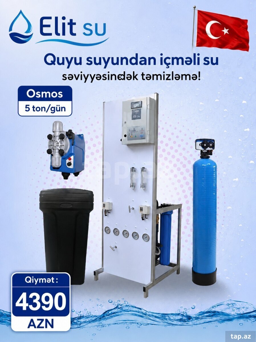 Quyu su filteri Osmos 5 ton Quyu su filteri Osmos 5 ton