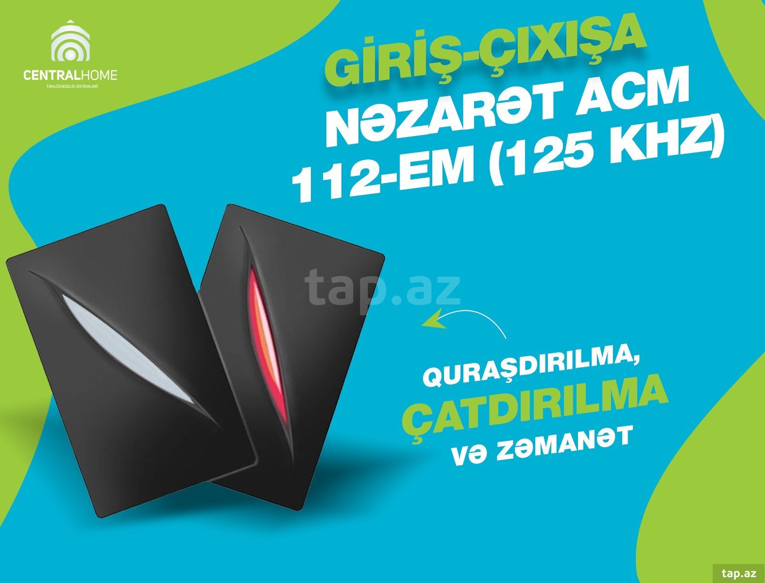 Giriş-çıxışa nəzarət (access control) ACM 112-EM (125 Khz) Giriş-çıxışa nəzarət (access control) ACM 112-EM (125 Khz)