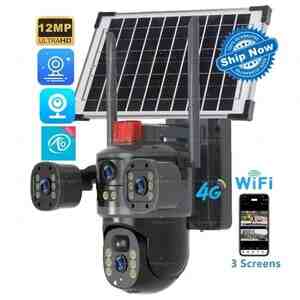 4G Sim kartlı Solar 360 FHD kamera 12MP, 4K+64GB 4G Sim kartlı Solar 360 FHD kamera 12MP, 4K+64GB