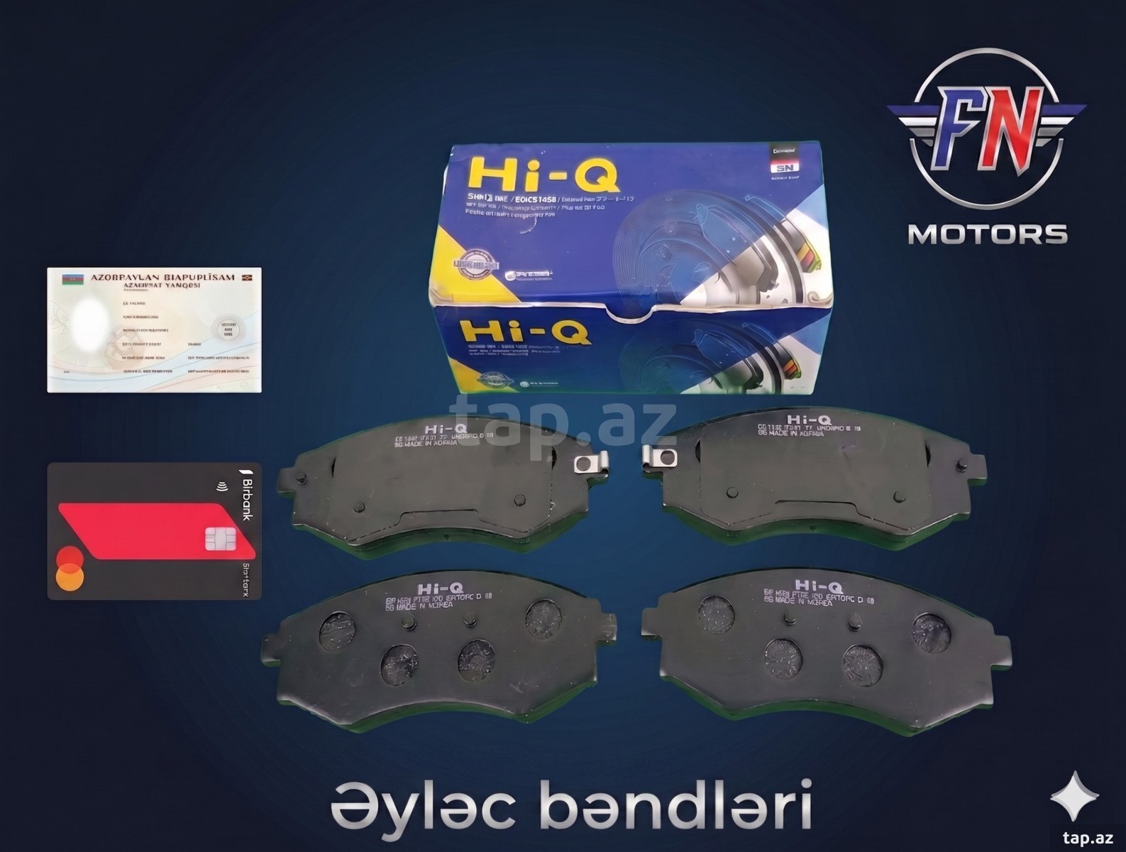 Toyota, Nissan, Lexus, Mitsubishi və Honda üçün əyləc bəndləri Toyota, Nissan, Lexus, Mitsubishi və Honda üçün əyləc bəndləri