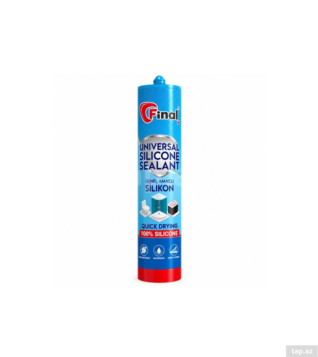Final akvarium silikonu 310 qr, şüşə yapışdırıcı Final akvarium silikonu 310 qr, şüşə yapışdırıcı