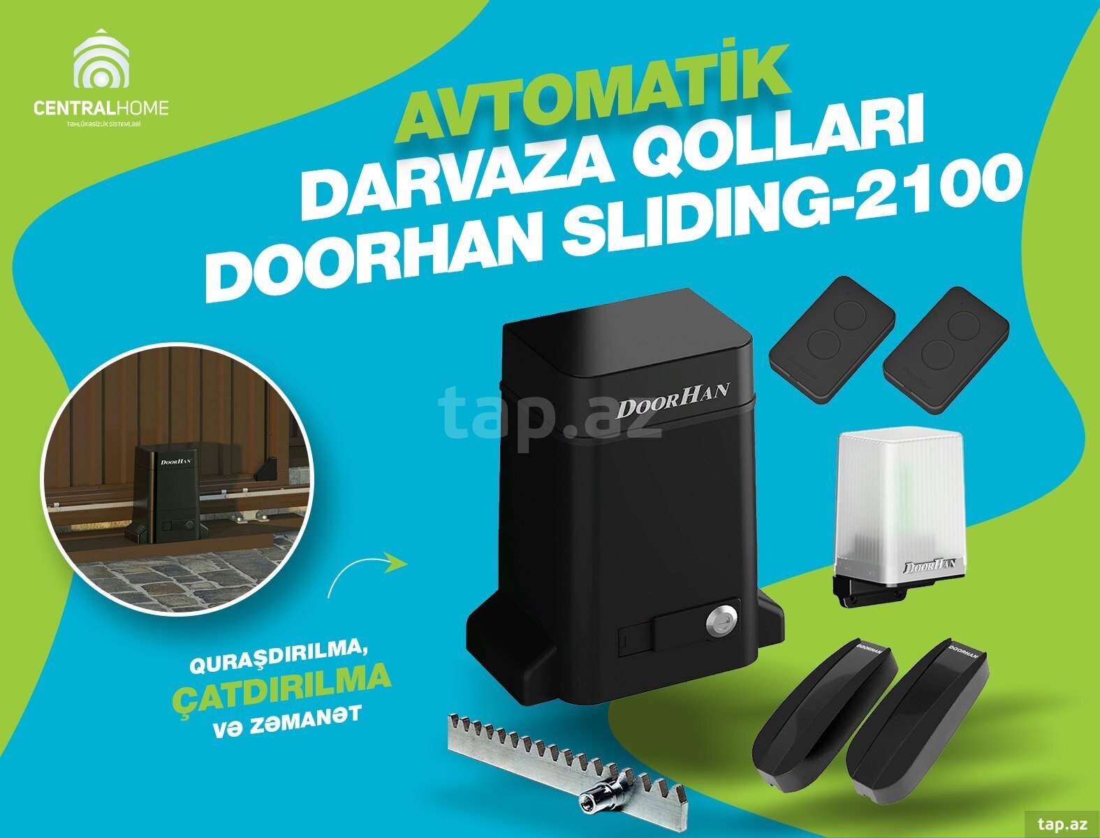 Avtomatik darvaza qolları Doorhan Sliding-2100 Avtomatik darvaza qolları Doorhan Sliding-2100