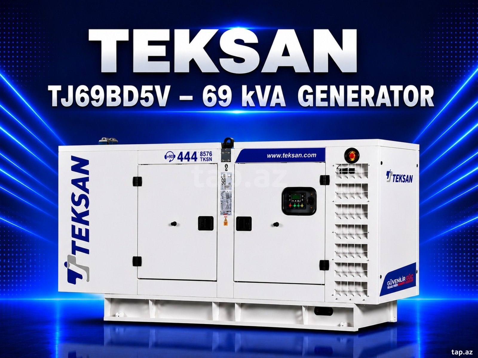 TEKSAN TJ69BD5V 69 kVA dizel generatoru TEKSAN TJ69BD5V 69 kVA dizel generatoru