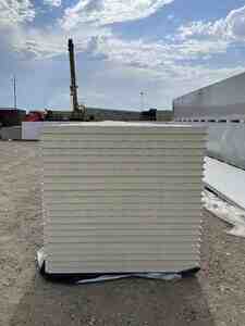 Divar üçün 40, 50, 100 mm qalınlıqlı sendvic panel Divar üçün 40, 50, 100 mm qalınlıqlı sendvic panel