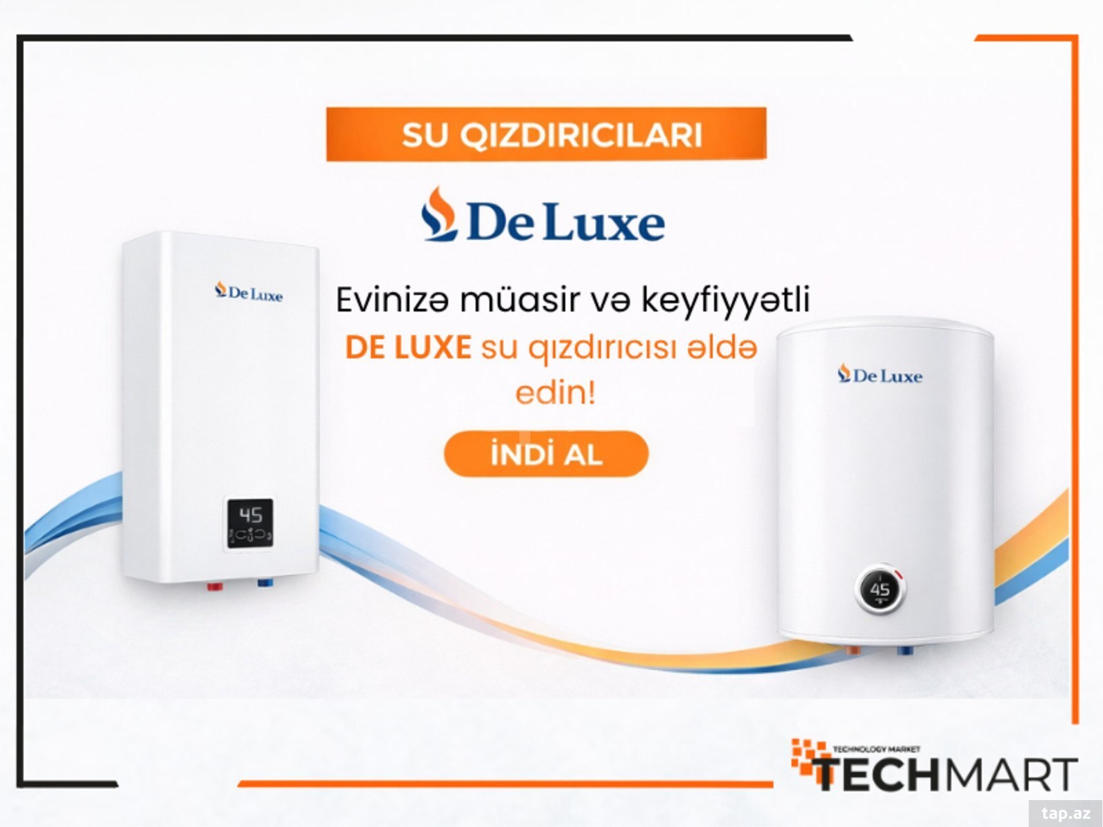 Su qızdırıcısı DE LUXE Su qızdırıcısı DE LUXE