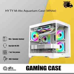 HY TY M-Atx Aquarium Case (White) HY TY M-Atx Aquarium Case (White)