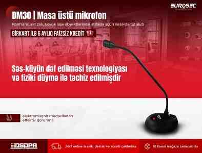 Masaüstü mikrofon DSPPA DM30 Masaüstü mikrofon DSPPA DM30
