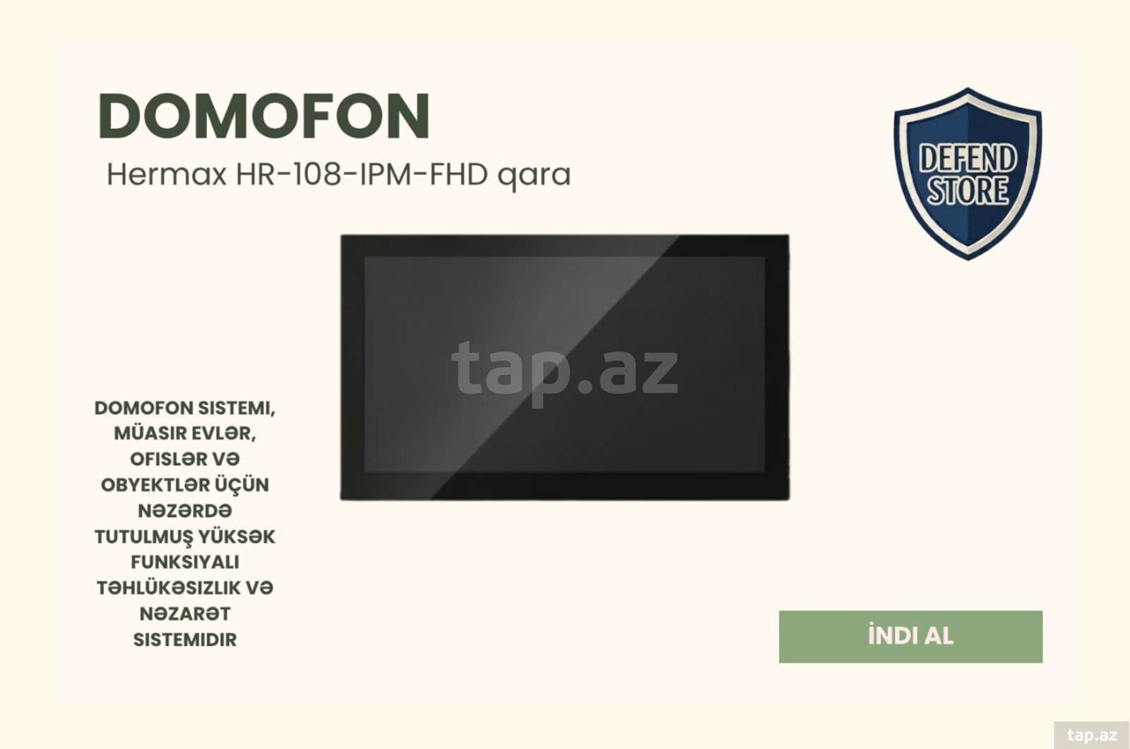 Domofon Hermax HR-108-IPM-FHD Domofon Hermax HR-108-IPM-FHD