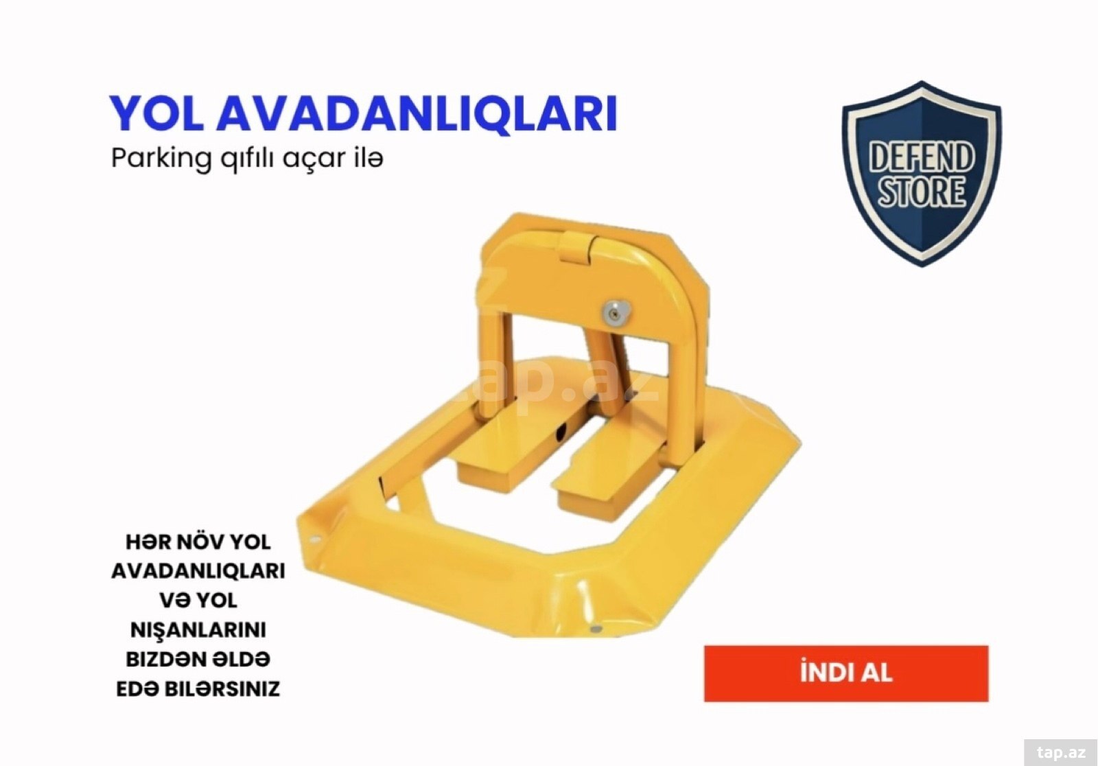 Şəxsi parking yerləri üçün No Parking qıfılı Şəxsi parking yerləri üçün No Parking qıfılı