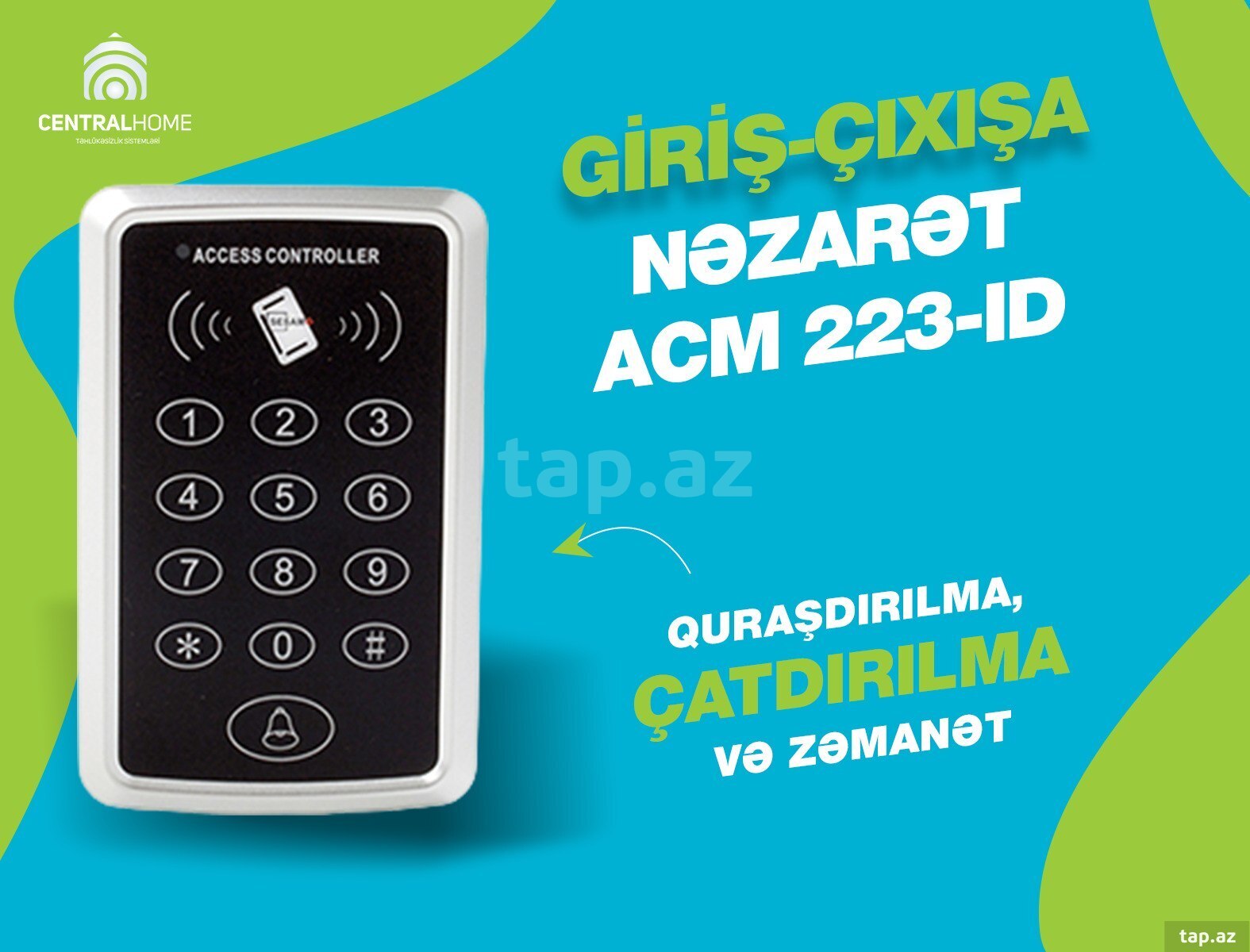 Giriş-çıxışa nəzarət (access control) ACM 223-ID Giriş-çıxışa nəzarət (access control) ACM 223-ID