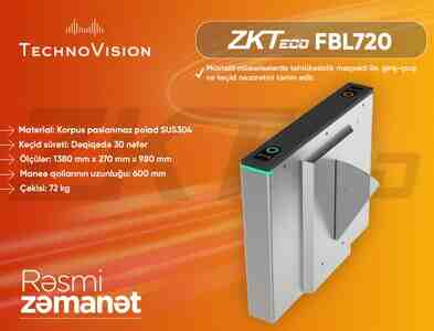 ZKTeco FBL720 Turnistile ZKTeco FBL720 Turnistile