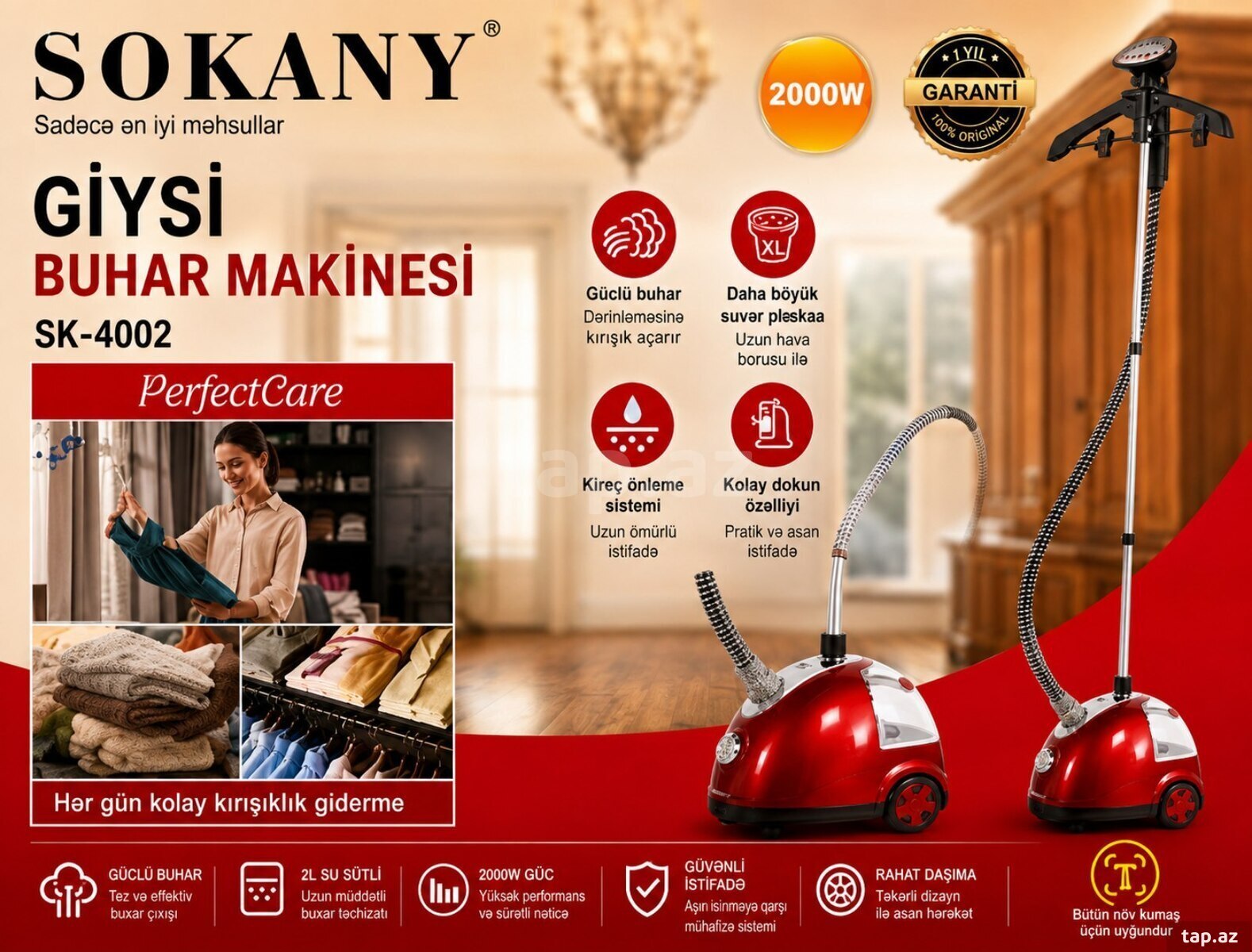 Buxarlı ütü Sokany Buxarlı ütü Sokany