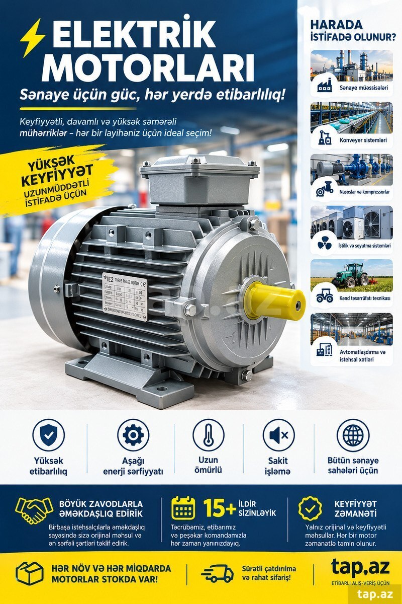 Elektrik mühərrik Elektrik mühərrik