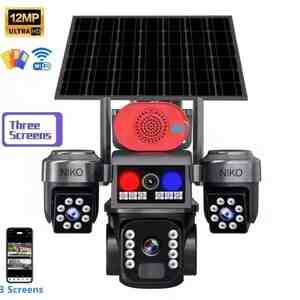 4G tam simsiz solar PTZ 360 4 kamera 8MP, 4K+64GB 4G tam simsiz solar PTZ 360 4 kamera 8MP, 4K+64GB